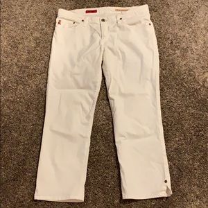 AG The Saga white capris